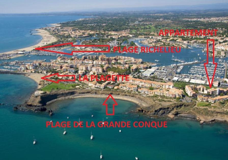 Cap D'Agde 300M Plage Du Mole,Vue Port,Parking,Lave Linge,Piscine Apartment Exterior foto